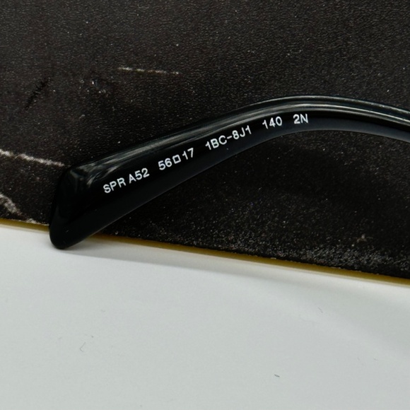 NEW PR A52S 1BC8J1 PRADA SILVER BEIGE SQUARE SPR A52 1BC8J1 WOMEN SUNGLASSES - Picture 10 of 12